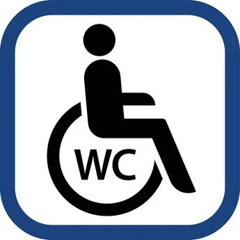 Handicap wc skilt